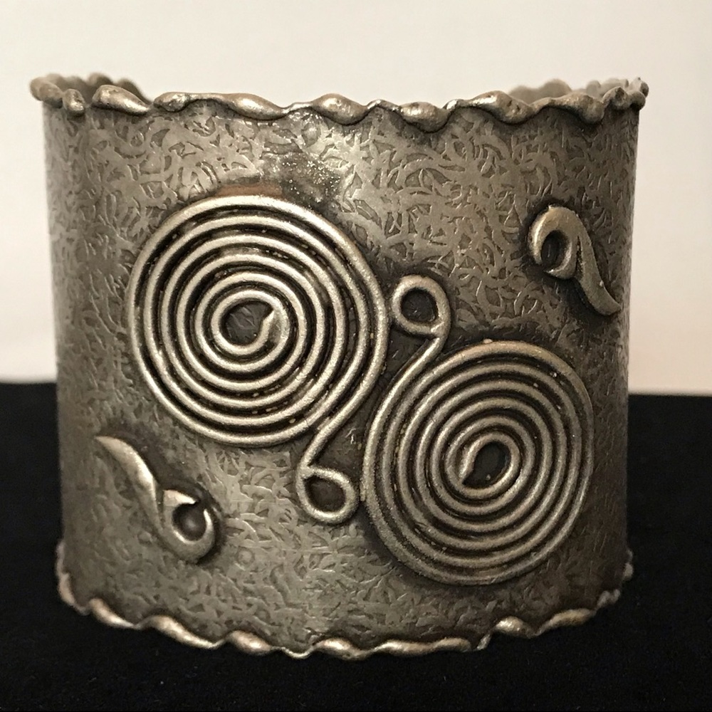 Pewter Stamp cuff